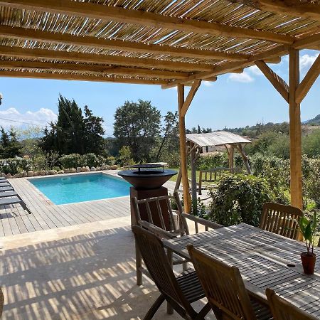 Villa de charme avec piscine à Ajaccio Alata Extérieur photo