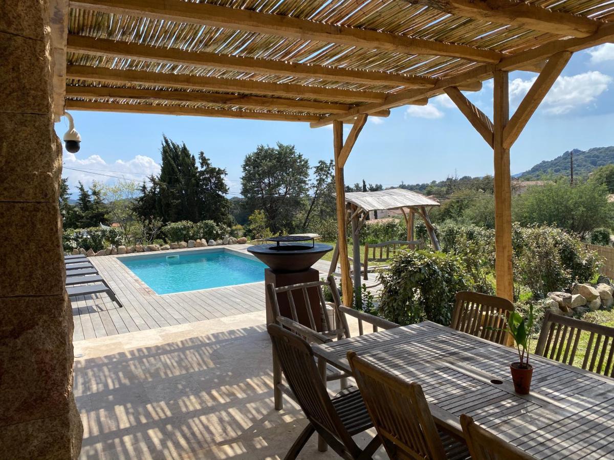 Villa de charme avec piscine à Ajaccio Alata Extérieur photo