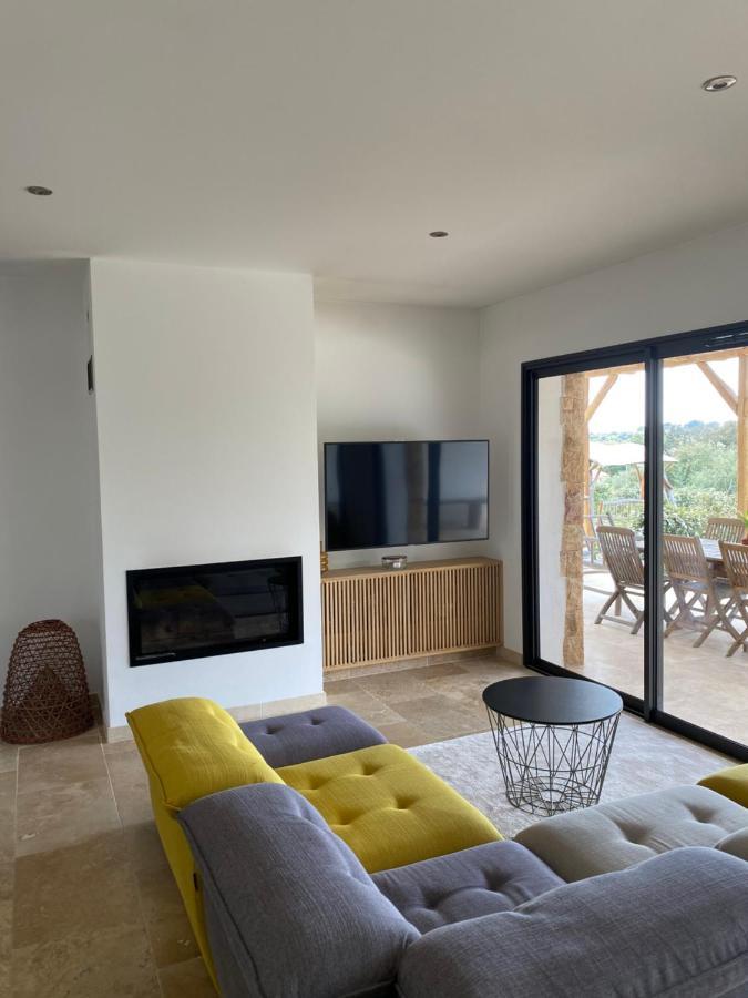 Villa de charme avec piscine à Ajaccio Alata Extérieur photo