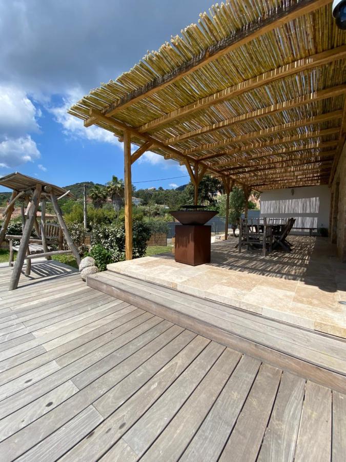 Villa de charme avec piscine à Ajaccio Alata Extérieur photo